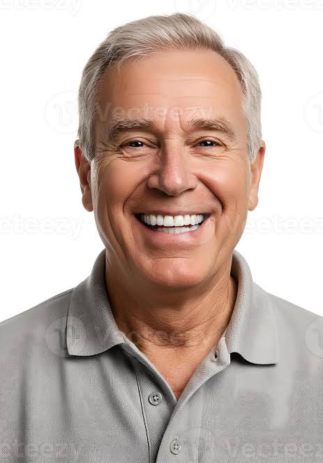 A smiling man