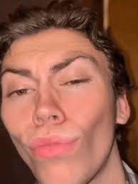 Image of man mewing